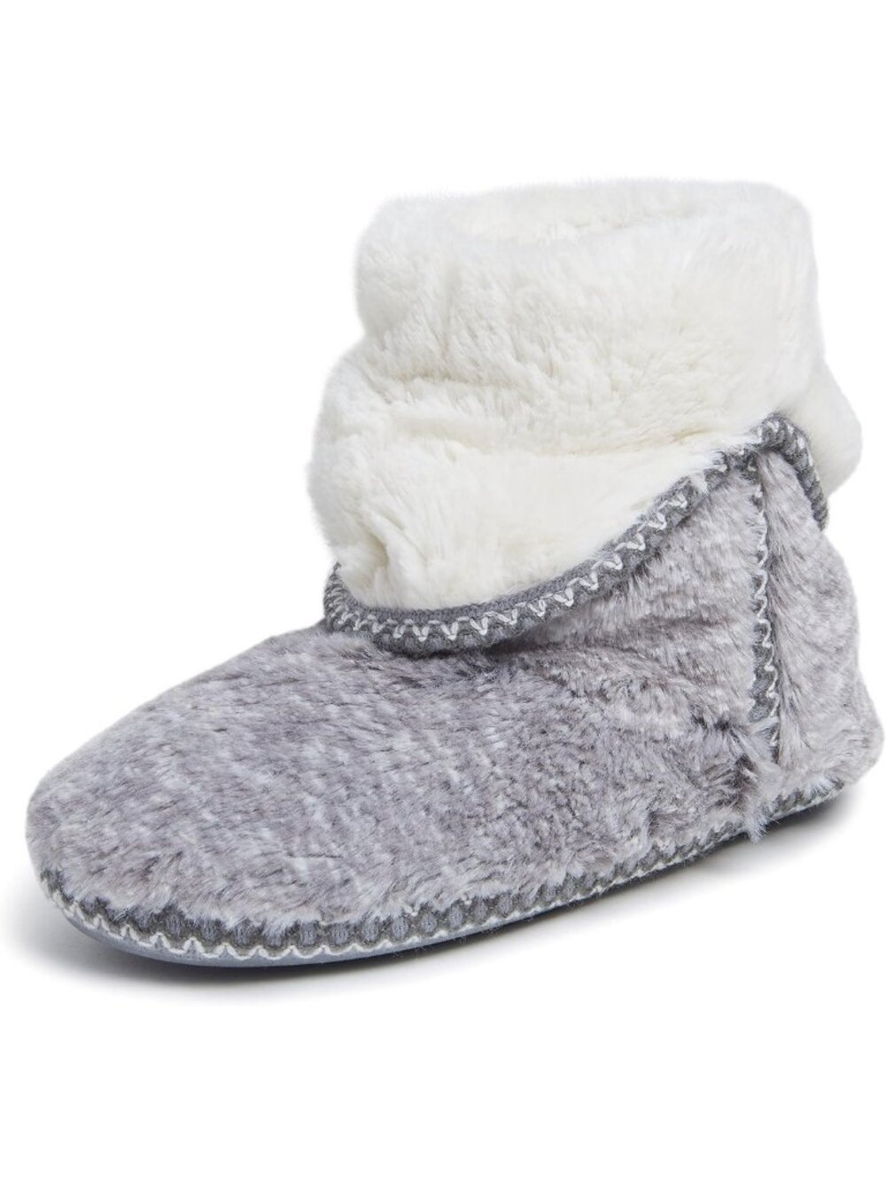 Cozy Fuzzy Memory Foam Bootie Slippers with Grippers for Women - Perfect for
